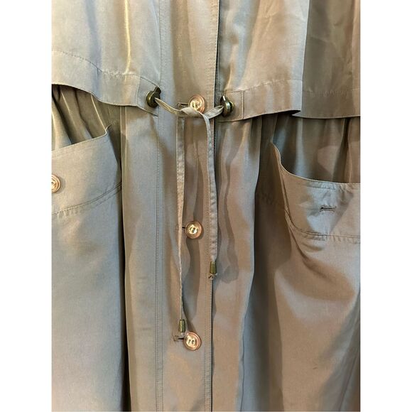 Utex Design Trench Coat Tan | Women Size 12 - Picture 7 of 9